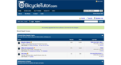 Desktop Screenshot of forums.bicycletutor.com
